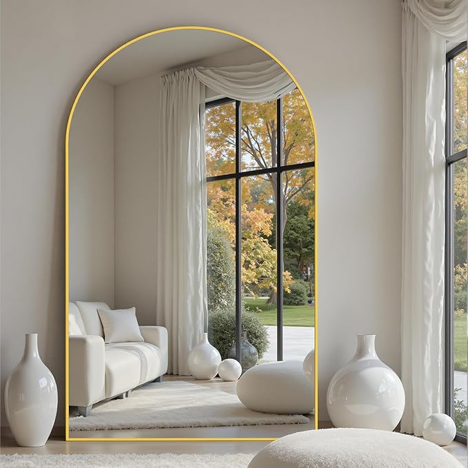 Suidia 82"x44" Arched Full Length Mirror