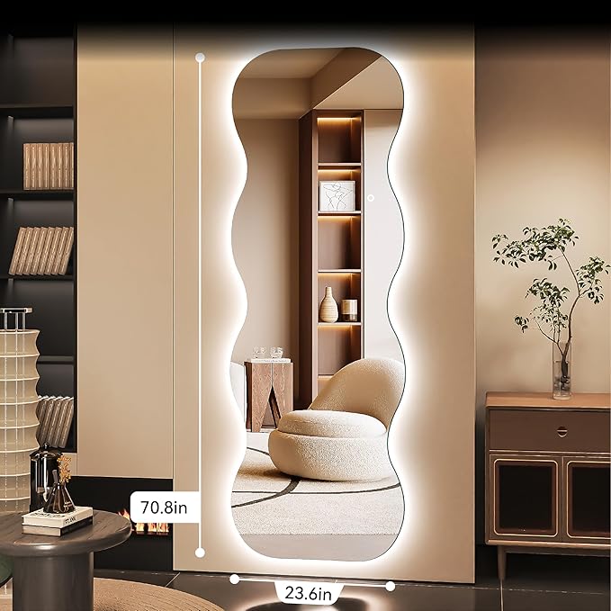 Hasipu Wavy Full Length Mirror