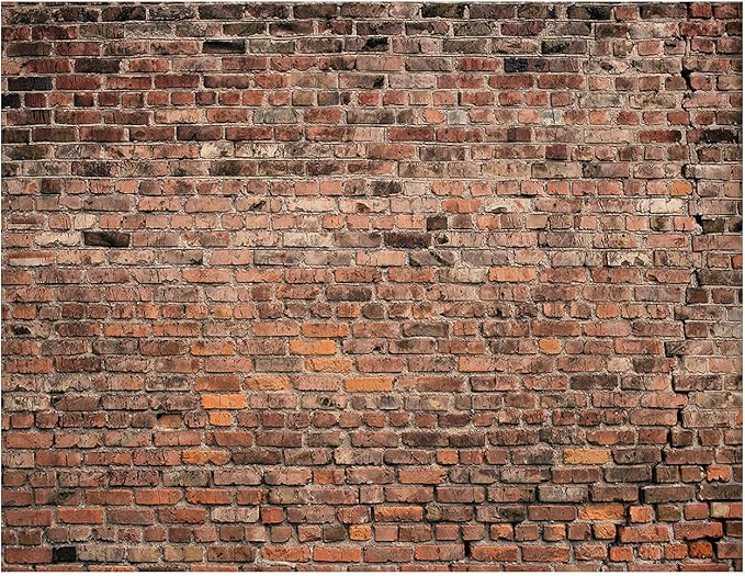 YYNXSY 6X4FT Large Fabric Brick Background