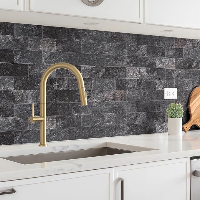 StyloVue 100 Pieces Peel and Stick Backsplash