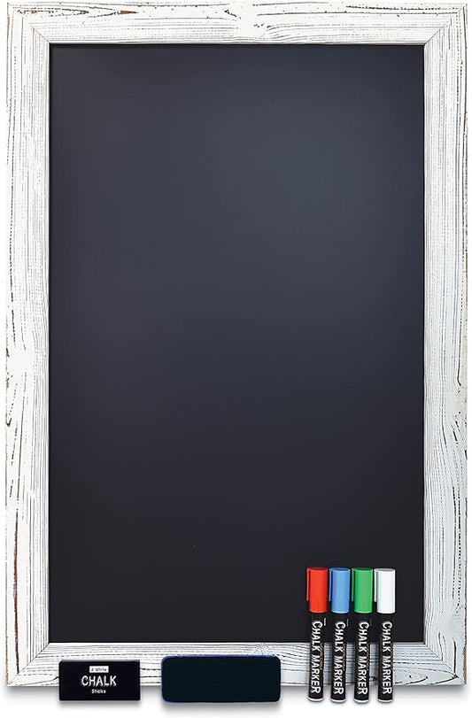 Better Office Products Magnetic Wall Chalkboard, X Large Size 20" x 30"