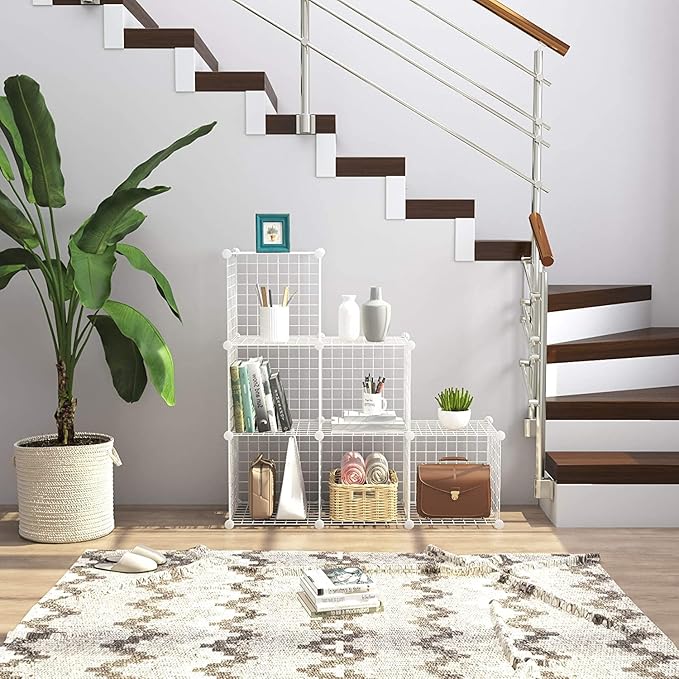 C&AHOME Wire Cube Storage, 6
