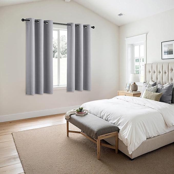 MIULEE Blackout Curtains for Bedroom Living Room 2 Panels, Thermal Insulated