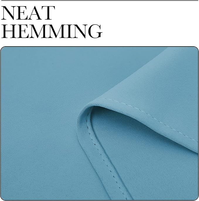 NICETOWN Blackout Curtains for Living Curtains, Teal Blue, 2 Panels, 52 by 95