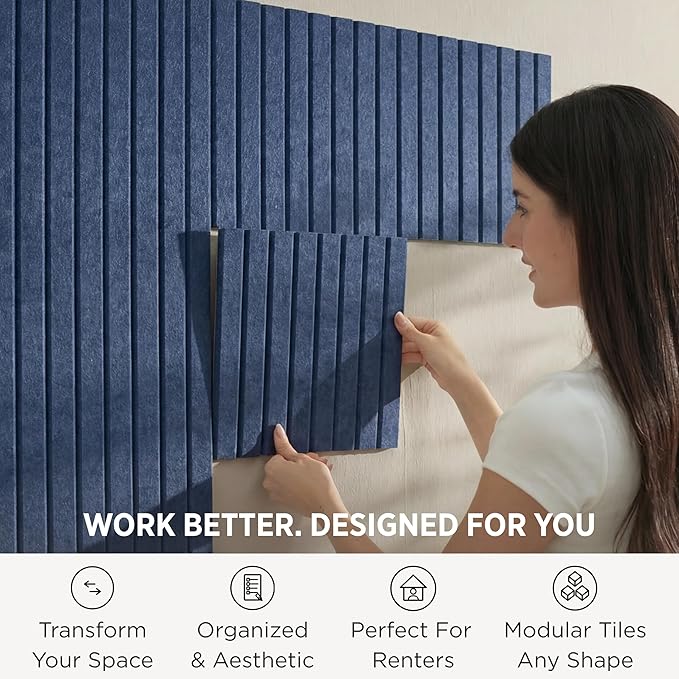 VIVELDA Large Bulletin Board 48"x36"