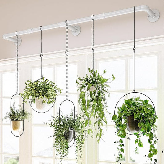 Bamworld Window Plant Hanger Indoor 63in Hanging Planters