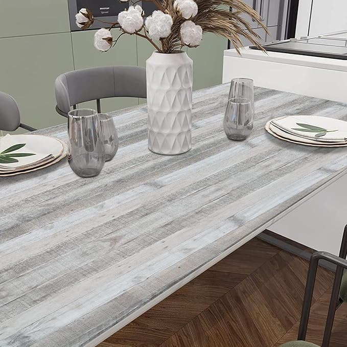 Wenmer Grey Wood Shiplap Peel and Stick Wallpaper