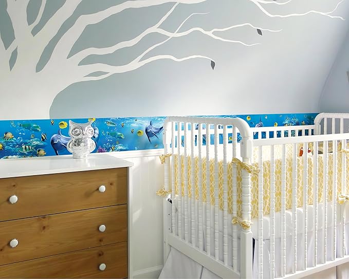 FLFK Peel and Stick Wallpaper Border Wall Decals
