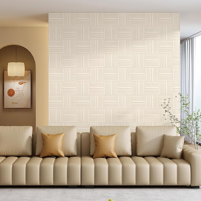 Velvet 3d wall panels for Interior wall Decor peel and stick, Soundproof