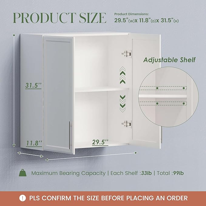 Furnaza Wall Storage Cabinets