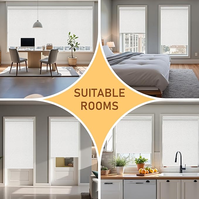 Cordless Roller Shades Blackout Blinds