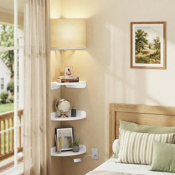 YAOHUOO Corner Shelf Wall Mounted