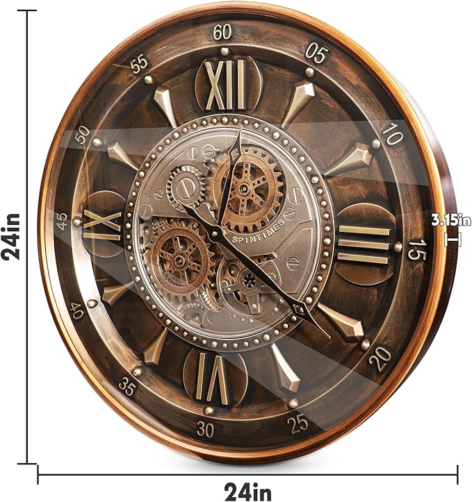 October Elf 24 Inch Wall Clock
