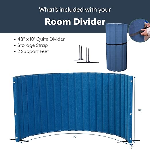 Angeles 48" x 10' Quiet Divider