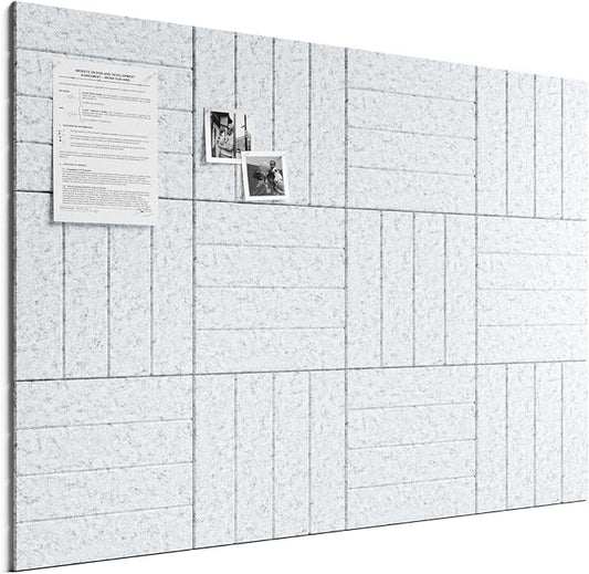 Bumusty Large Cork Board Alternative-48 x 36" Felt Bulletin Board Tiles