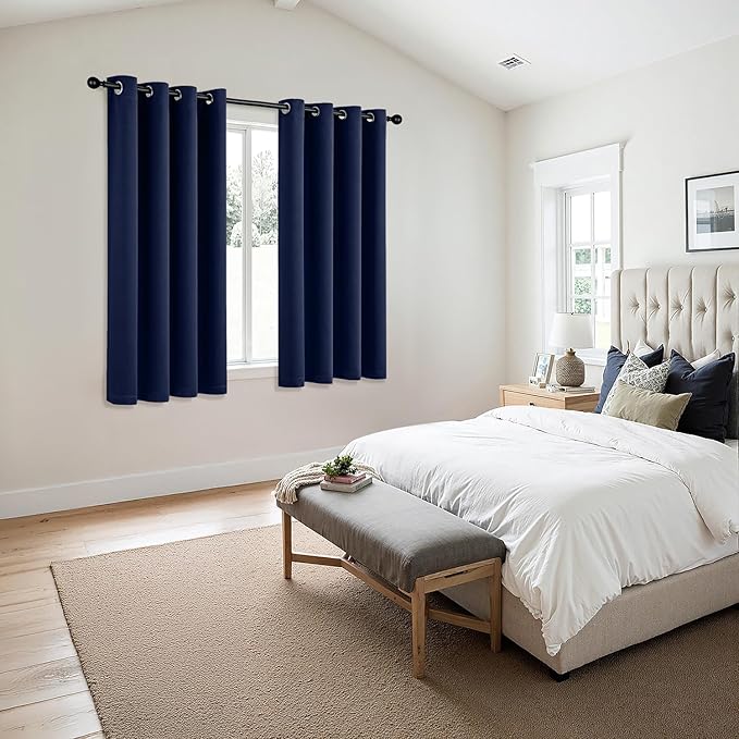 MIULEE Blackout Curtains for Bedroom Living Room 2 Panels, Thermal Insulated