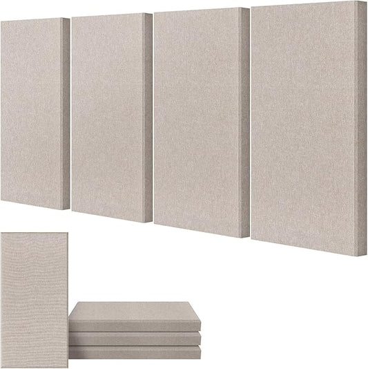 UMIACOUSTICS 4 PCS Acoustic Panels, 2“ Thick 23.6" x 11.8" Fiberglass Sound
