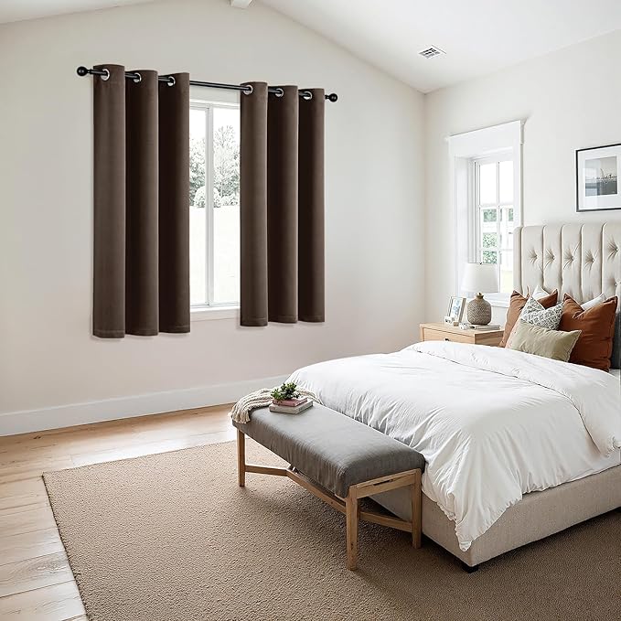 MIULEE Blackout Curtains for Bedroom Living Room 2 Panels, Thermal Insulated