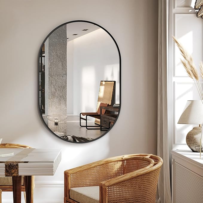 Bathroom Vanity Mirror for Wall, Living Room, HD Tempered Glass, Wall Mounted
