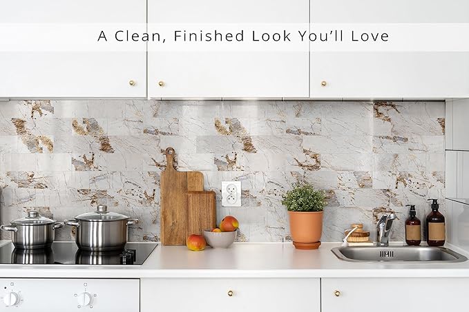 StyloVue 100 Pieces Peel and Stick Backsplash