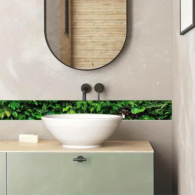 HOMETITUTE Wallpaper Border 4x196 Inch Peel and Stick Wall Border Wallpaper