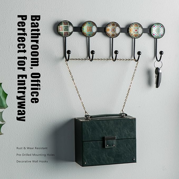 Boho Coat Rack Wall Mounted