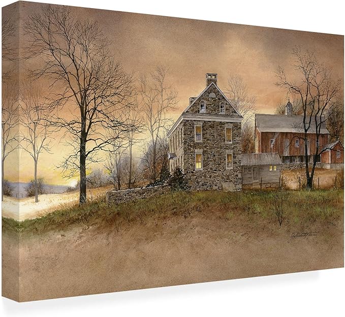 Outdoor Canvas Art - Ray Hendershot 'EARLY ONE MORNING' Wall Art for Outdoor Spaces, Patios, or Gardens by Trademark Fine Art