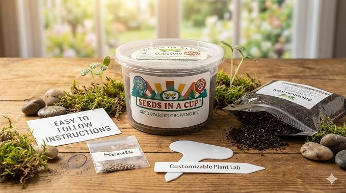 Tree Grow Kit | Easy to use | Educational | Memorial Gift | Plant It for The Planet | Grow Your Own Tree |Wide Selection to Choose from (BlackBerry)