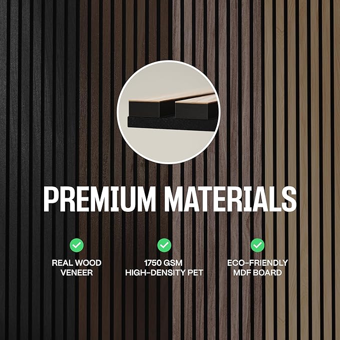 2-Pack Wood Panels for Wall