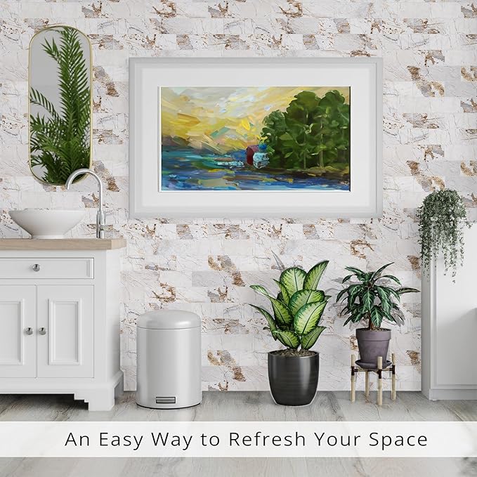 StyloVue 100 Pieces Peel and Stick Backsplash