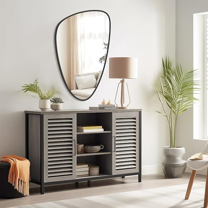 WallBeyond Asymmetrical Mirror, Irregular Wall Mirror, Wall Mirrors Decorative
