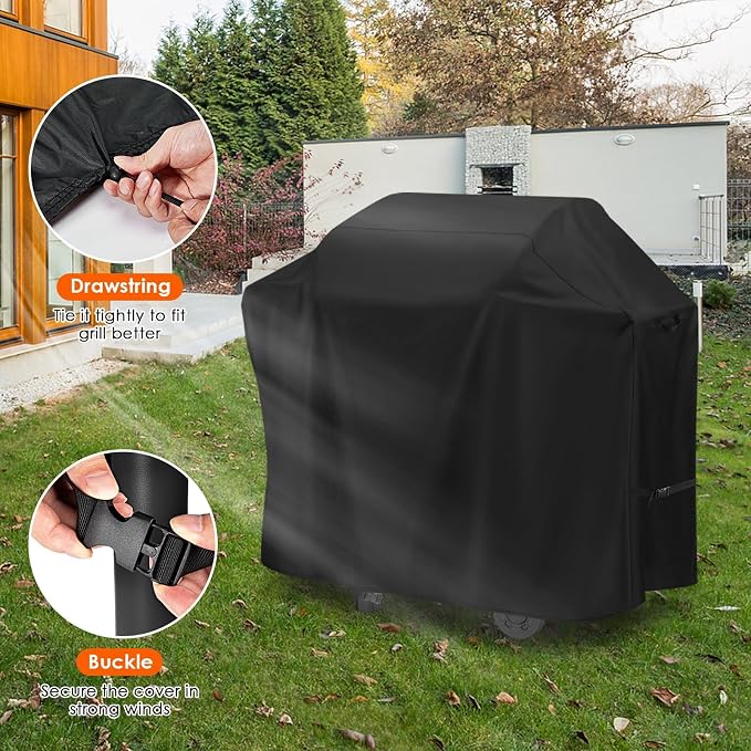 Grill Cover for Electactic 2-Burner Propane Gas BBQ Grill, 37inch Outdoor Grills Cover Waterproof for Propane Grill, Gas Grill, BBQ Grill, Smokers-37 L x 21" W x 37" H