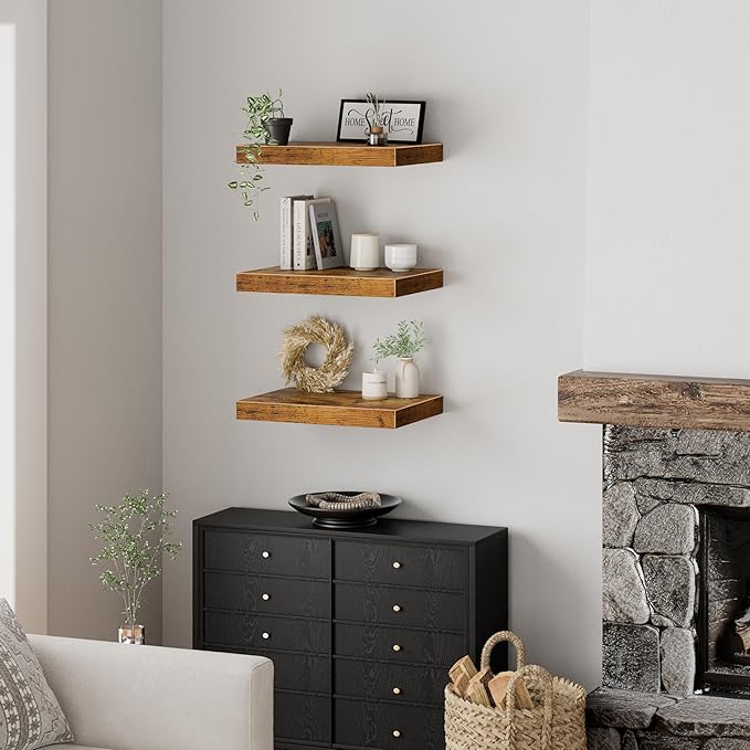QEEIG 12" Deep Floating Shelves