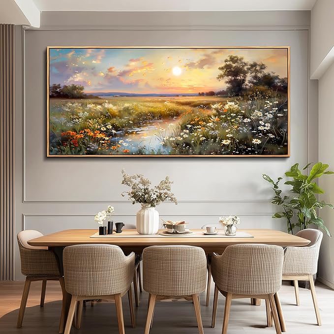 hyidecorart Large Framed Wall Art, Landscape Wall Art, Nature Wall Decor