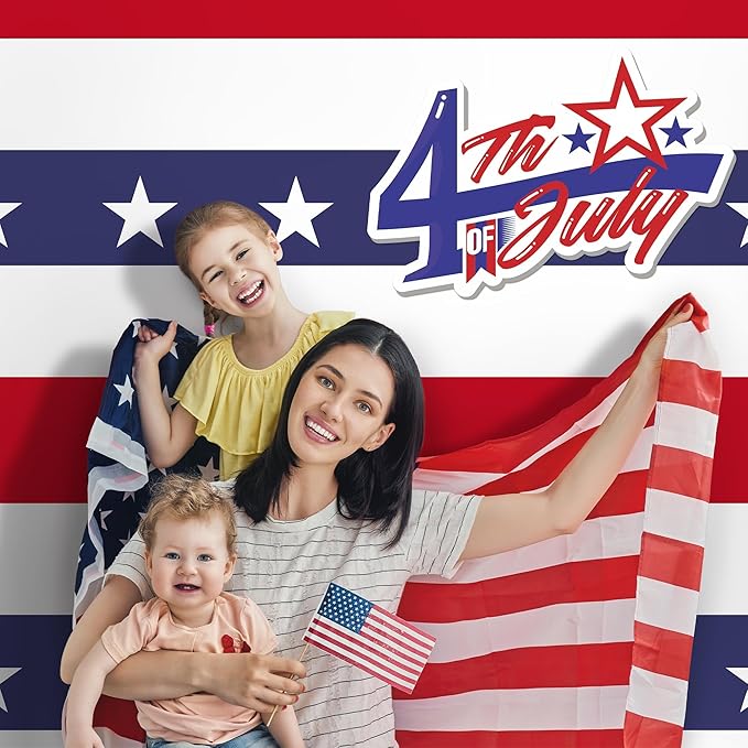 Kochorie 100 Ft x 54 Inch 4th of July Tablecloths Roll