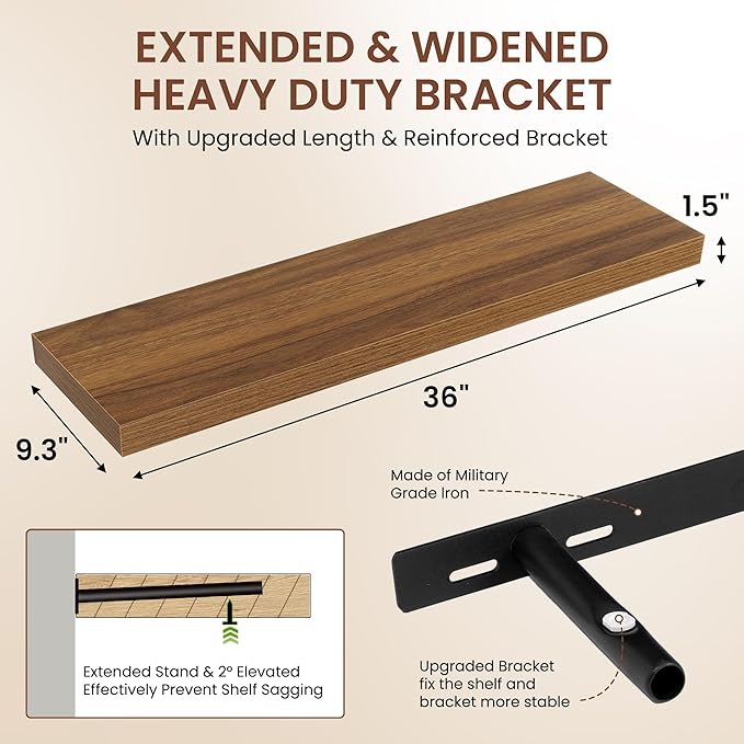 Dreamland 36 Inches Floating Shelves