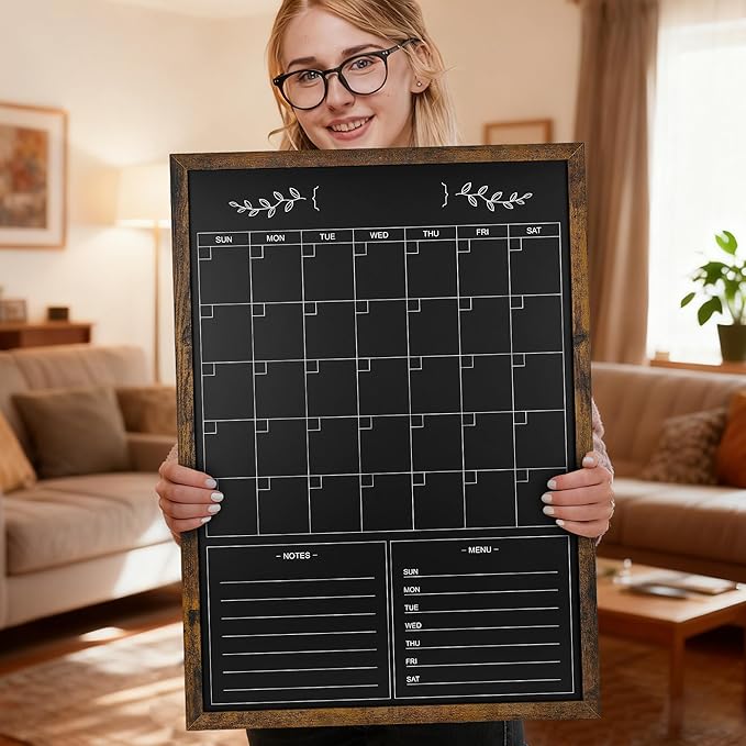 Chalkboard Calendar for Wall