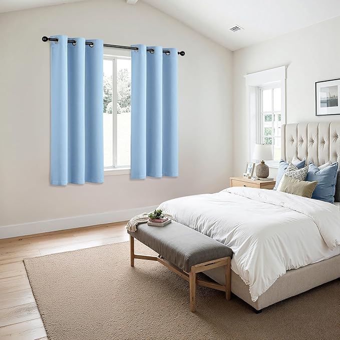 MIULEE Blackout Curtains for Bedroom Living Room 2 Panels, Thermal Insulated