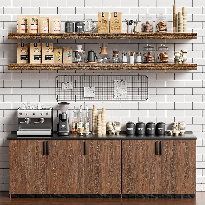 Heimlove 55 Inch Long Floating Shelves