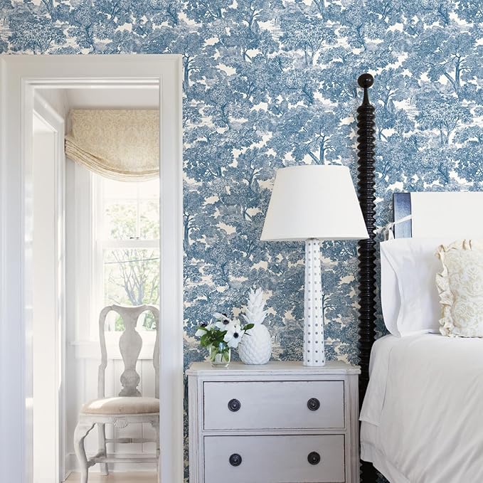 Chesapeake Spinney Toile Wallpaper