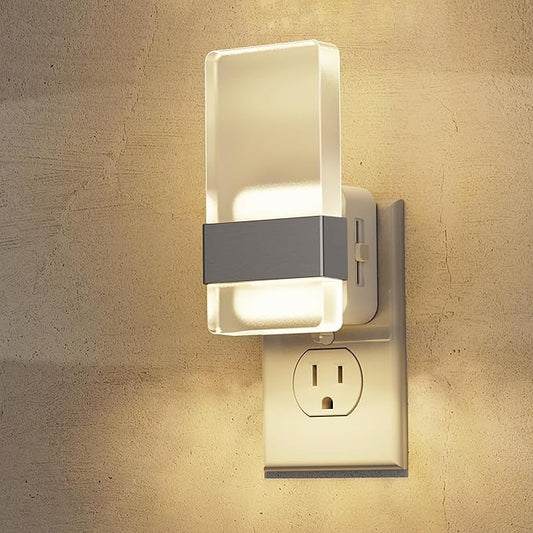 L LOHAS LED Night Light, Night Lights Plug Into Wall, Dusk-to-Dawn Sensor