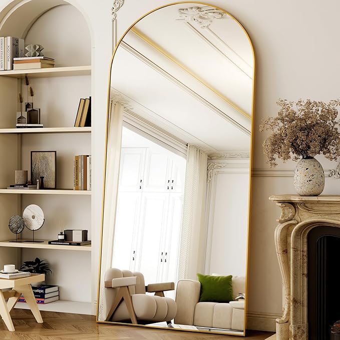GLSLAND-77 x38 Arched Full Length Mirror