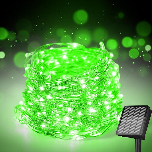 Selarlyt Solar String Lights for Outside, 72Ft 200 LED Solar Fairy Lights with 8 Modes, Solar Powered Fairy Lights Waterproof for Christmas Tree Garden Party Wedding Decor.ï¼Greenï¼