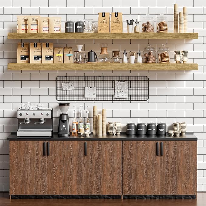 Heimlove 55 Inch Long Floating Shelves