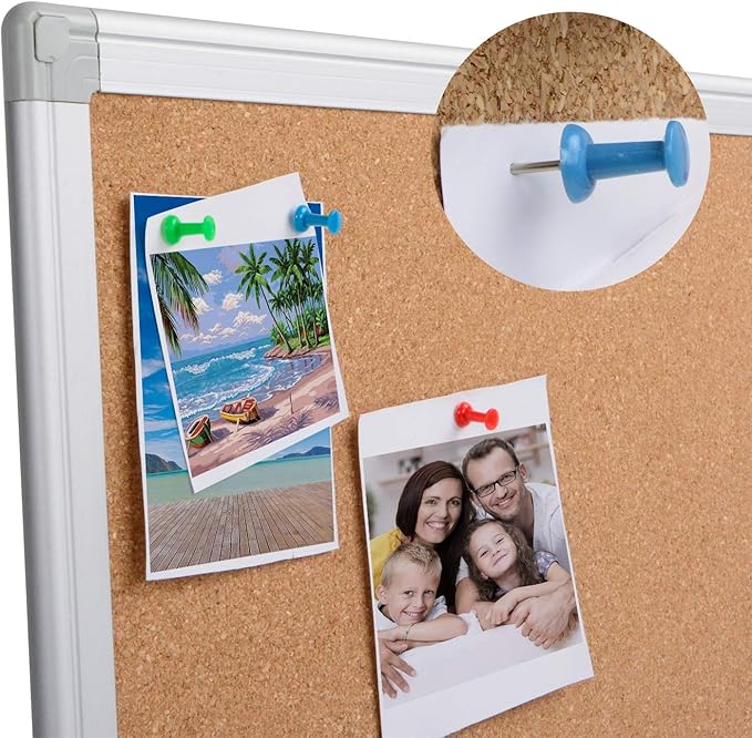 Large Cork Board Bulletin Board 48 x 36, Office Board