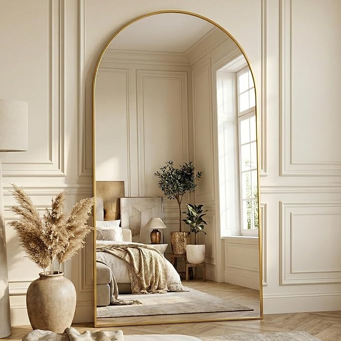 Suidia 76"x44" Arched Full Length Mirror