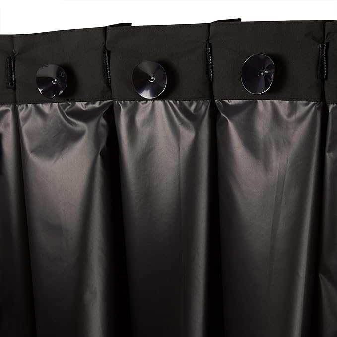 Amazon Basics Portable Energy Saving Noise Reducing Blackout Curtain Shade