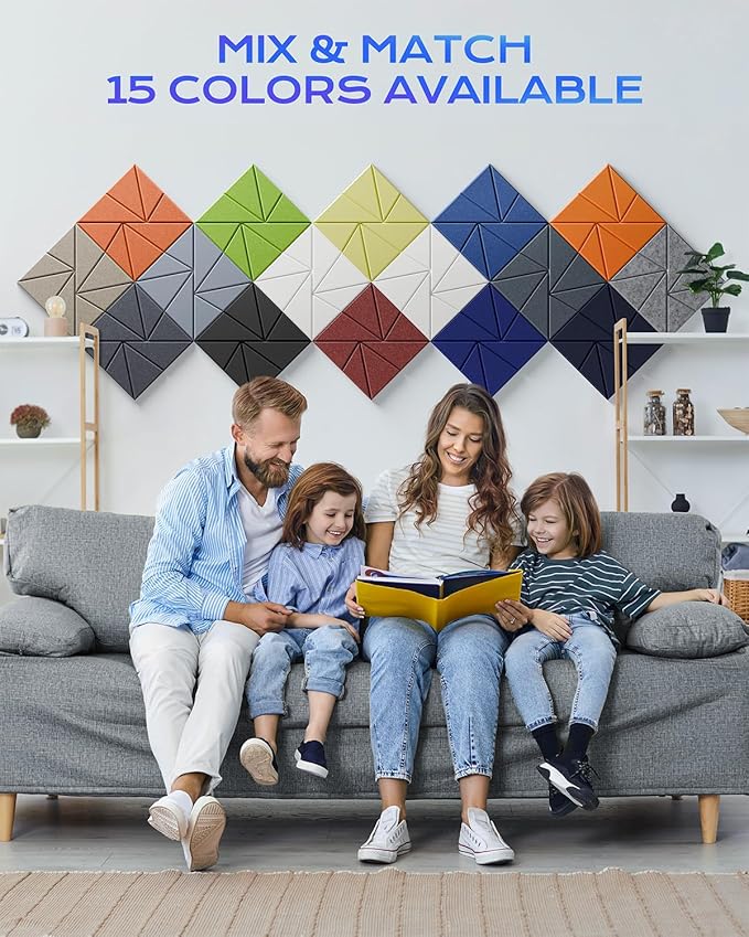 22 Pack Acoustic Panels, Sound Proof Foam Panels