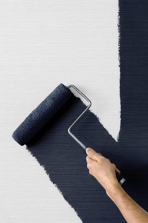 NextWall Faux Grasscloth Paintable Peel and Stick Wallpaper