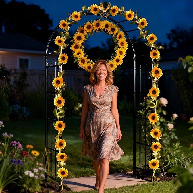 GOESWELL Artificial Sunflower Garland